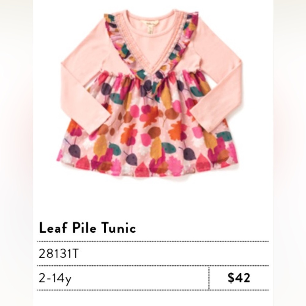 Matilda Jane Leaf Pile Tunic - NWT - Dec 2019 line